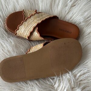 Maurices Brown and Cream Women's Sandals